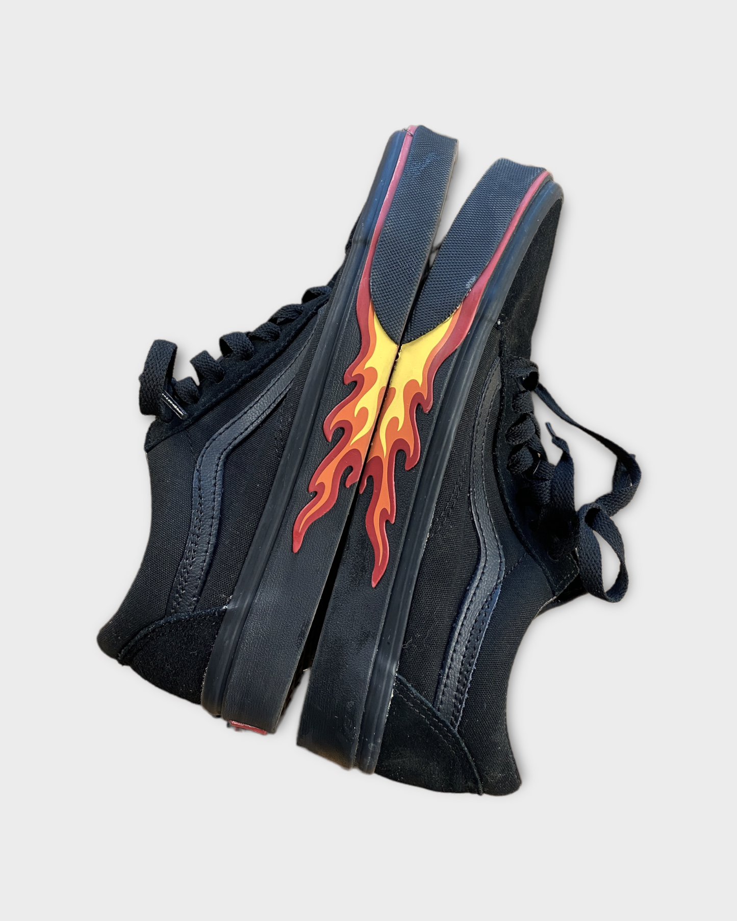 Vans top flame wall