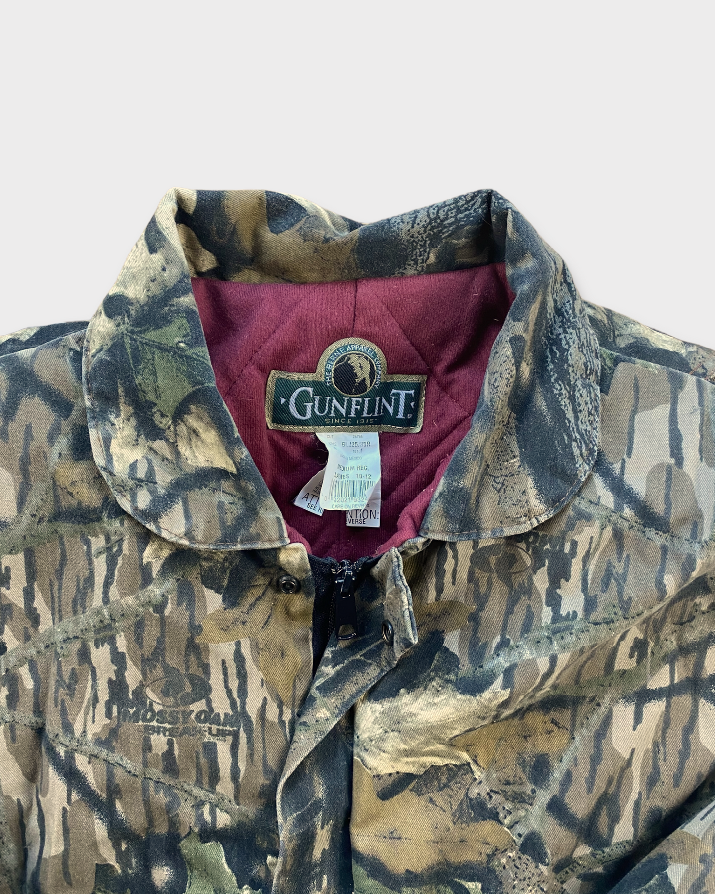 Vintage Gunflint Mossy Oak Lined Bomber